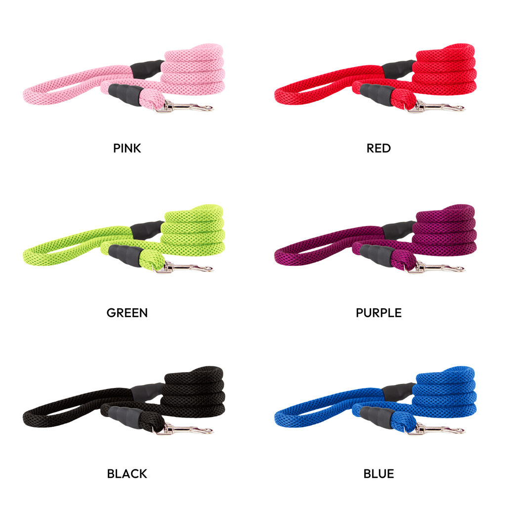 Gooby Soft Mesh Dog Leash – 4 ft, Model 10017