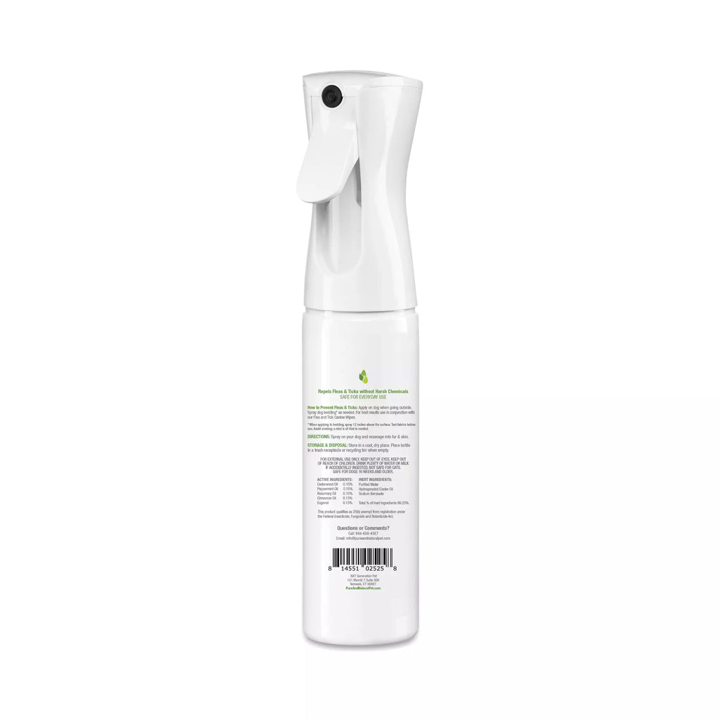 Pure & Natural Pet Flea & Tick Spray – Dogs