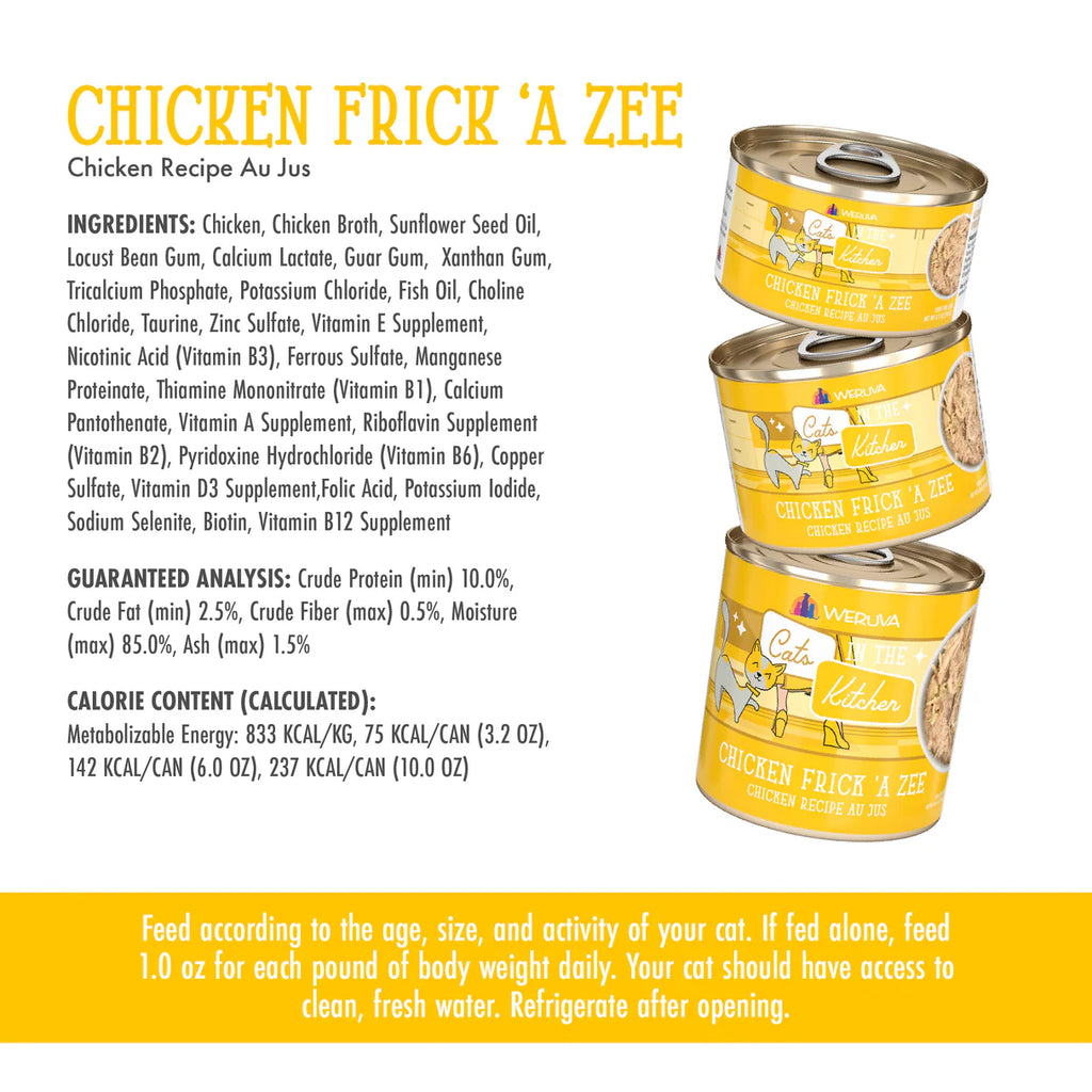 Weruva Cats in the Kitchen Chicken Frick A' Zee 6 oz