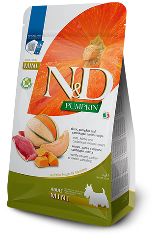 Farmina N&D Duck, Pumpkin & Cantaloupe Medium & Maxi Dog Food – 26.4 lb