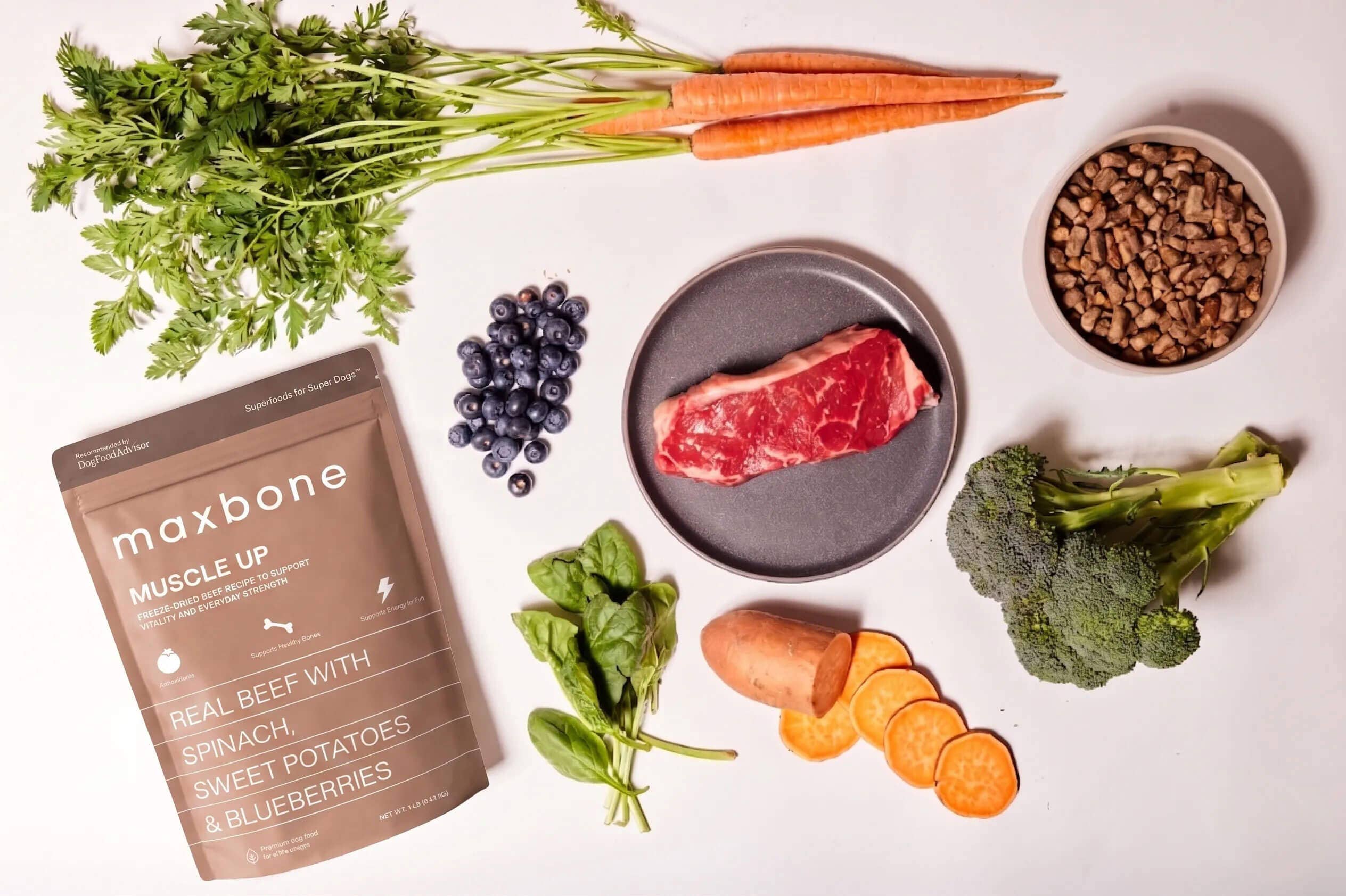 MUSCLE UP Beef Freeze-Dried Dog Food