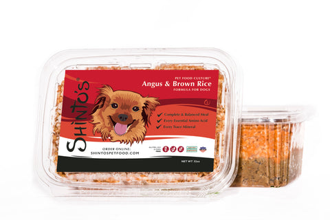 Shinto’s Angus Beef & Brown Rice Foundation Formula fresh dog food product photo