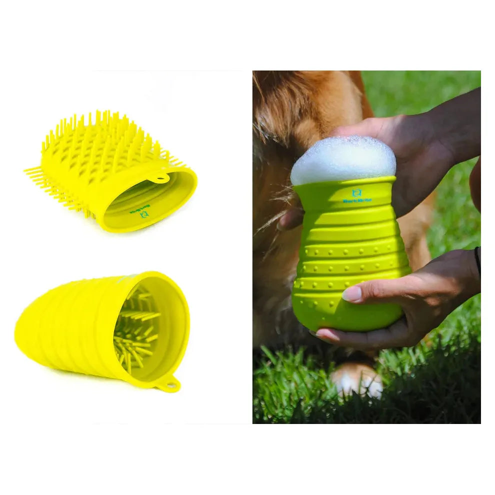 Bark Brite Dual Purpose Dog Paw Scrubber and Bath Brush