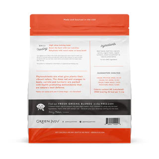 Green Juju Beef Red Bites – Freeze-Dried Dog & Cat Treats, 3 oz