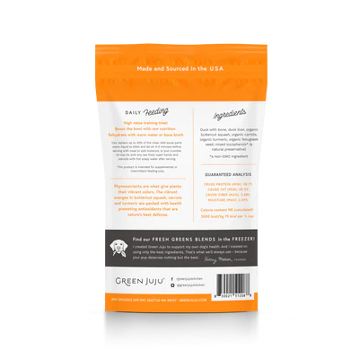 Green Juju Duck Orange Bites – Freeze-Dried Dog & Cat Treats