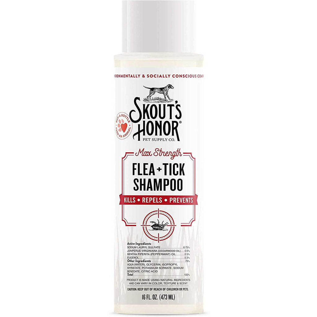 Skout’s Honor Flea & Tick Dog Shampoo – 16 oz