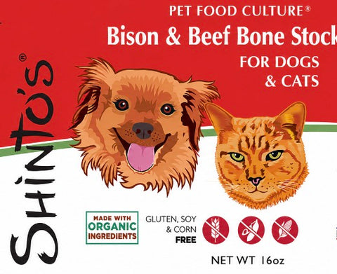 Shinto’s Bison Bone Marrow Stock for dogs and cats – 16 oz