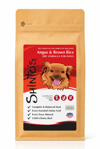 Shinto’s Angus Beef & Brown Rice Dry Dog Food