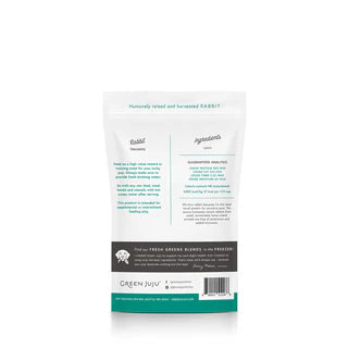 Green Juju Freeze-Dried Rabbit Trainers – 3 oz Premium Whole Food Bites