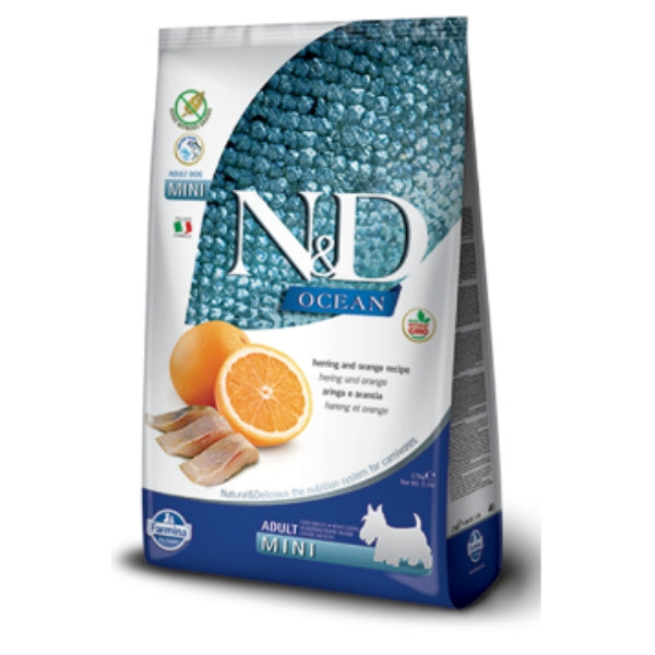 N&D Ocean Ancestrial Grain Cod & Orange food for Mini Dogs - 15.4 lbs.