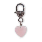 Crystal Pet Love Rose Quartz Heart Pet Pendant