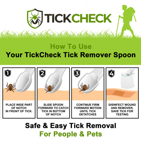 TickCheck Tick Remover Spoons – 3-Pack