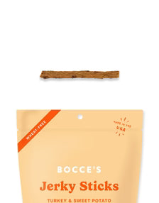 Bocce's Turkey & Sweet Potato Jerky Sticks 4 oz