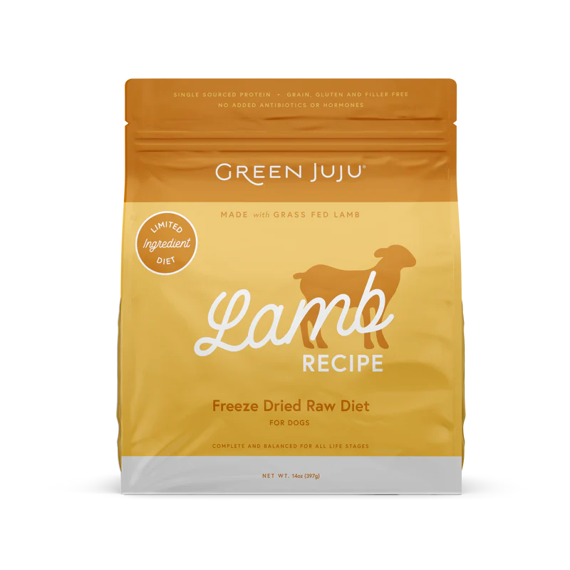 Green Juju - Freeze Dried Dog Food - Lamb Recipe