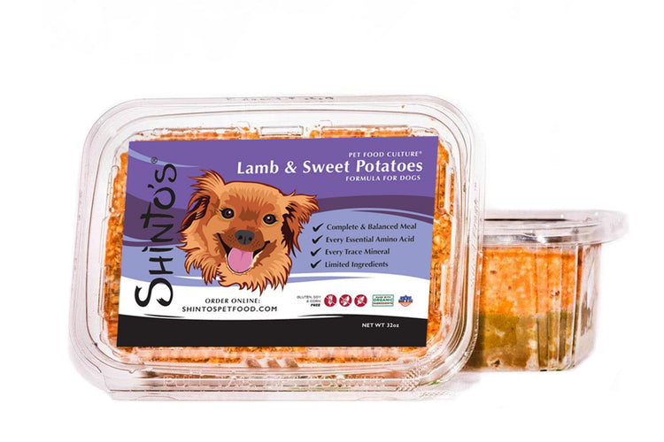 Shinto’s Lamb & Sweet Potato Renewal Formula fresh dog food product photo