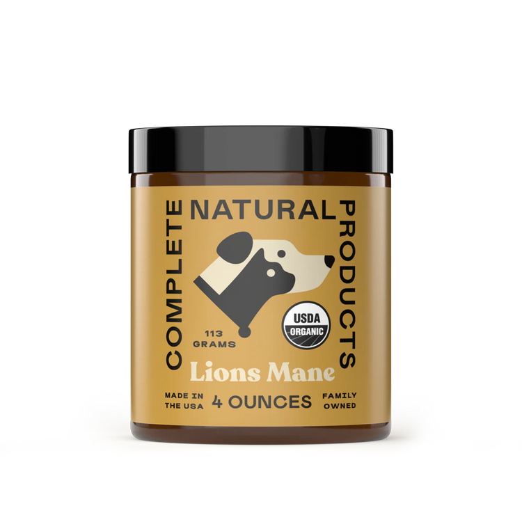 Organic Lion's Mane Mushroom Powder 4oz - Complete Natural Products
