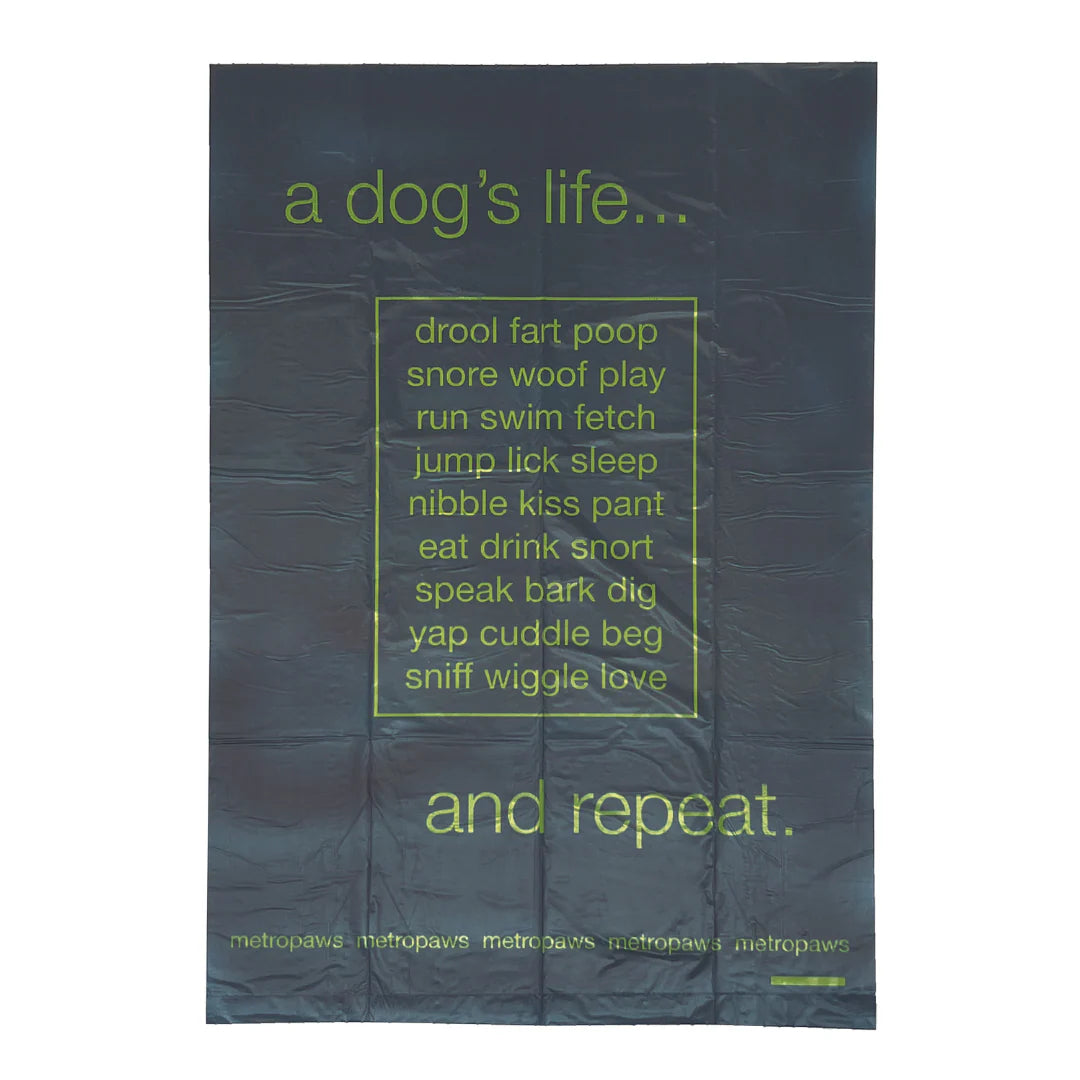 Metropaws Degradable Poop Bags – 120 Unscented Bags (Eco-Friendly & Leak-Proof)