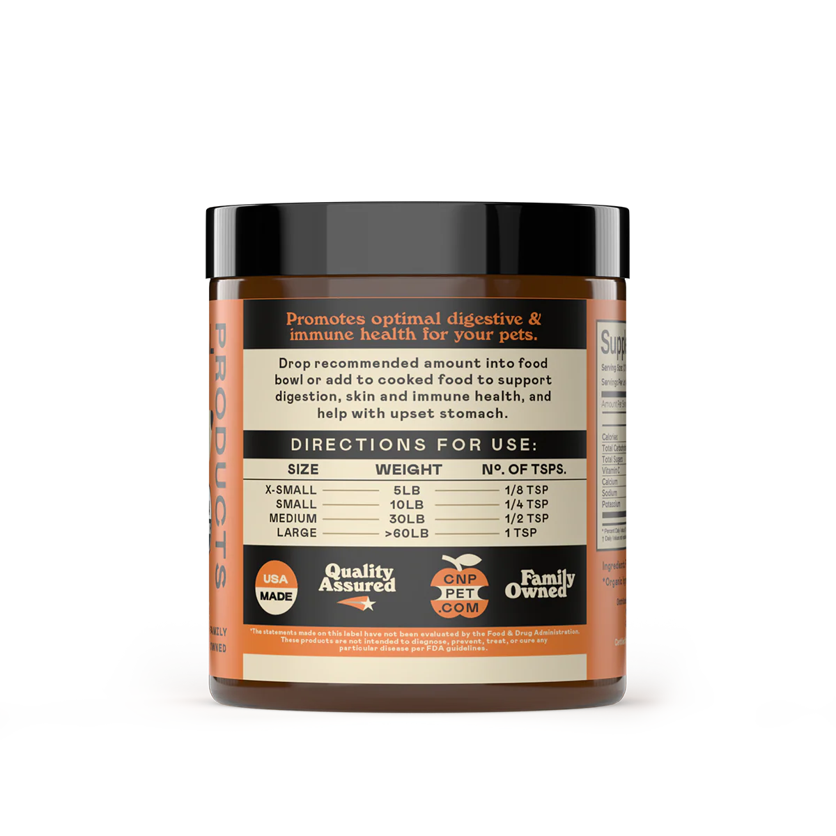 Organic Papaya Powder for Dogs & Cats 4oz - Complete Natural Products