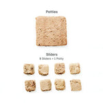 Green Juju Pork Sliders Frozen Dog Food – 3 lb