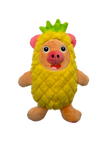 Fika’s Freaky Friends Pineapple Pig Squeaky Plush Dog Toy