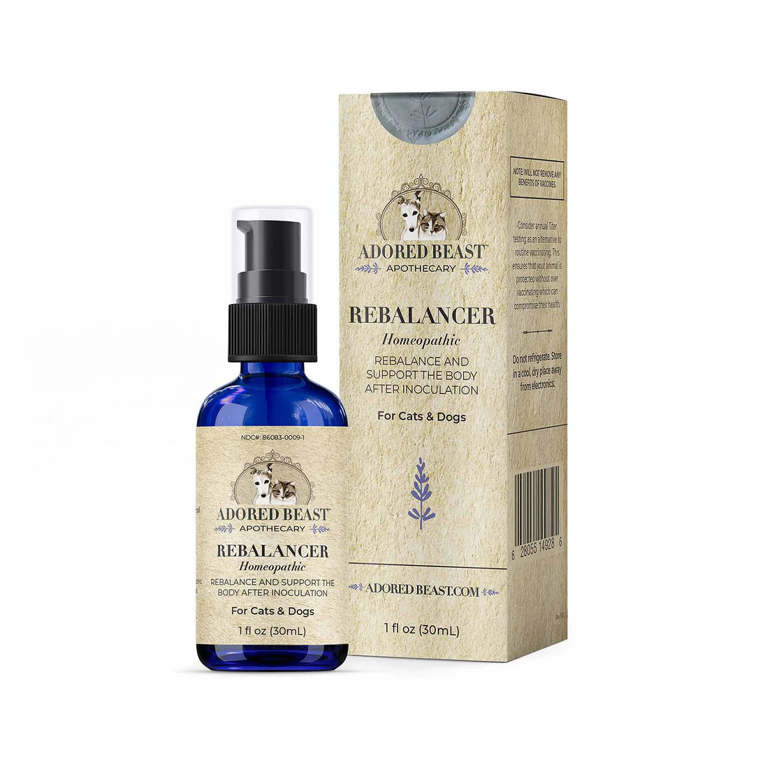 Adored Beast Rebalancer – After Inoculation Support for Cats & Dogs - 30ml