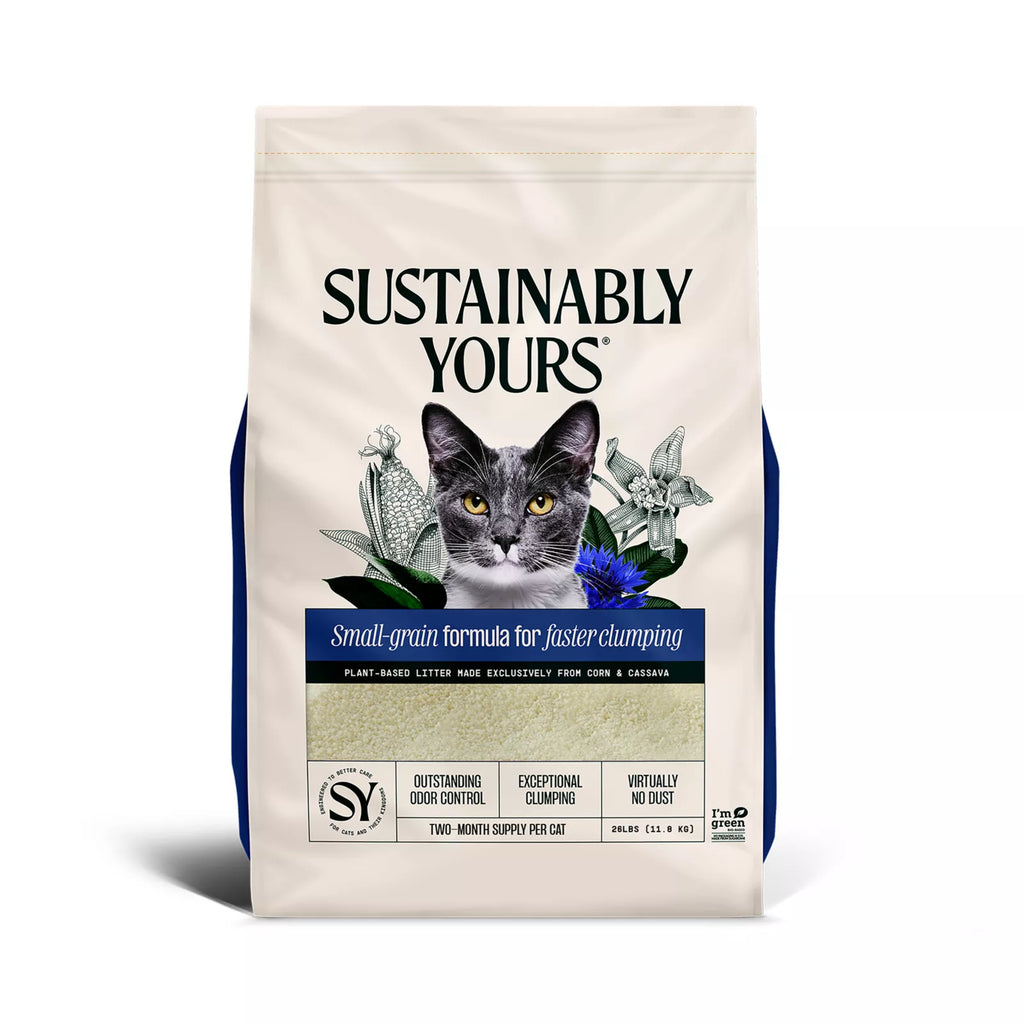 Sustainably Yours Small-Grain Cat Litter – 13 lb