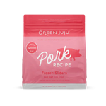 Green Juju Pork Sliders Frozen Dog Food – 3 lb