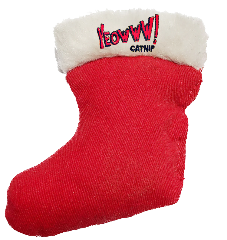 Yeowww! Catnip Stocking Christmas Cat Toy