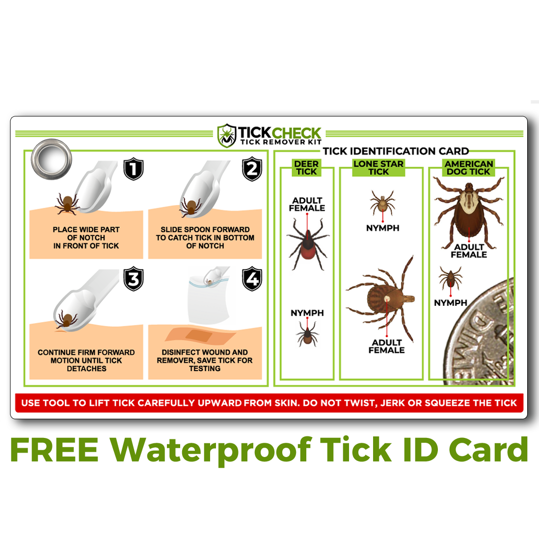 TickCheck Spoons 3 Pack - Tick Remover