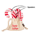 P.L.A.Y. Cheerful Candy Canes Holiday Dog Toy Set