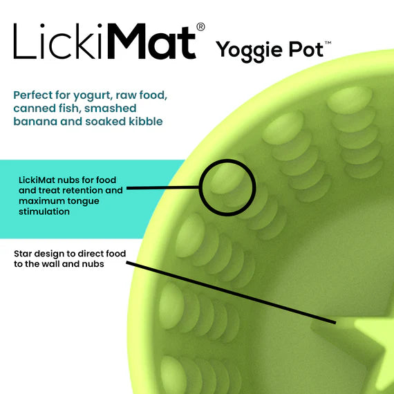 LickiMat Yoggie Pot Slow Feeder