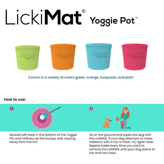 LickiMat Yoggie Pot Slow Feeder