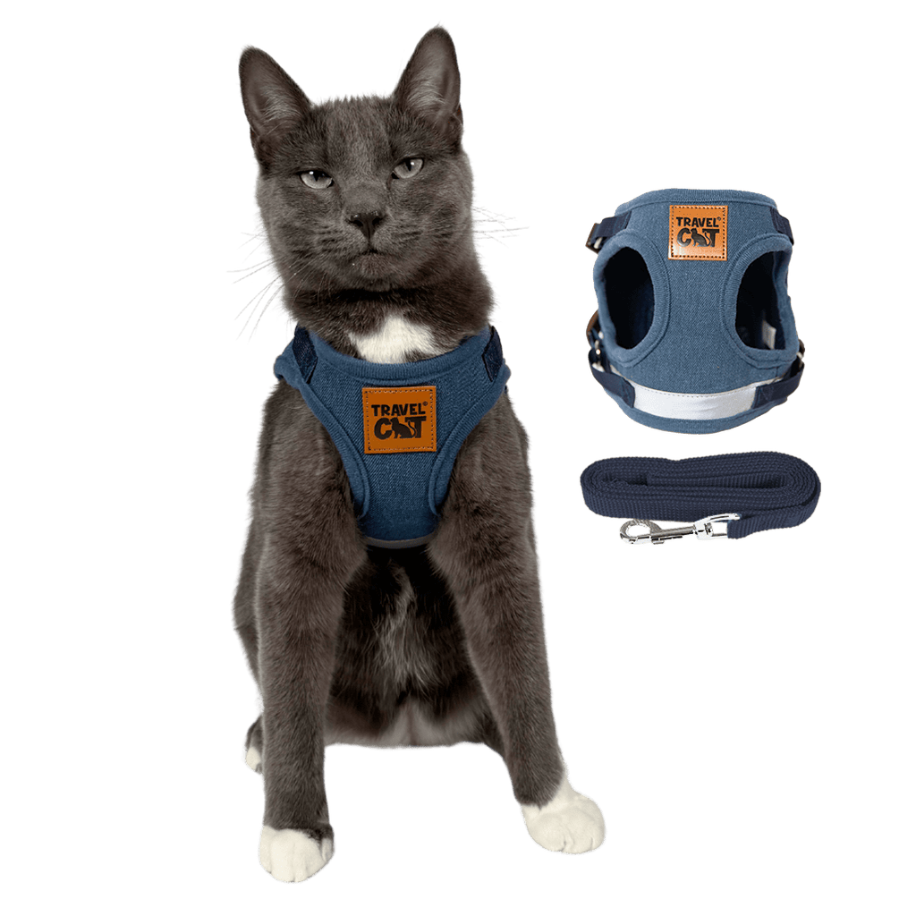 "The True Adventurer" Reflective Cat & Kitten Harness and Leash