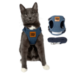 "The True Adventurer" Reflective Cat & Kitten Harness and Leash