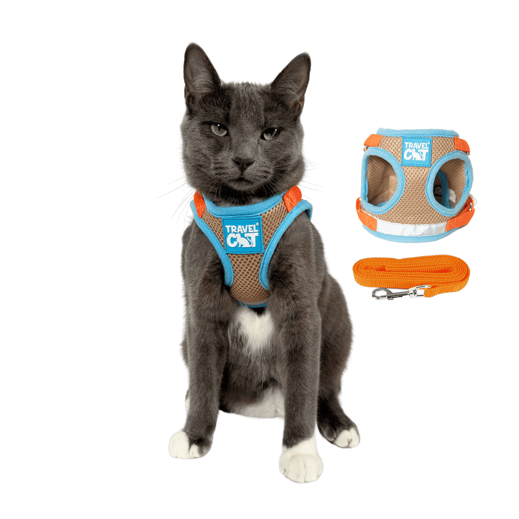 "The True Adventurer" Reflective Cat & Kitten Harness and Leash