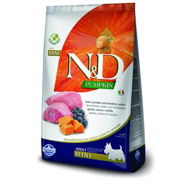 N&D - Lamb, Pumpkin, & Blueberry for Adult Mini Dogs - 15.4lbs
