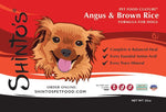 Shinto’s Angus Beef & Brown Rice Foundation Formula product label