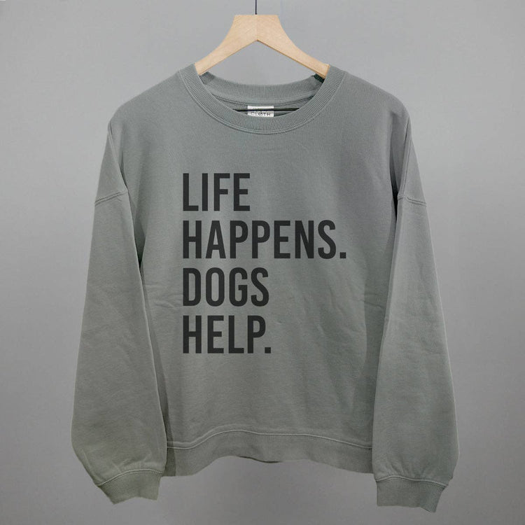 Ivy + Cloth Life Happens, Dogs Help T-Shirt