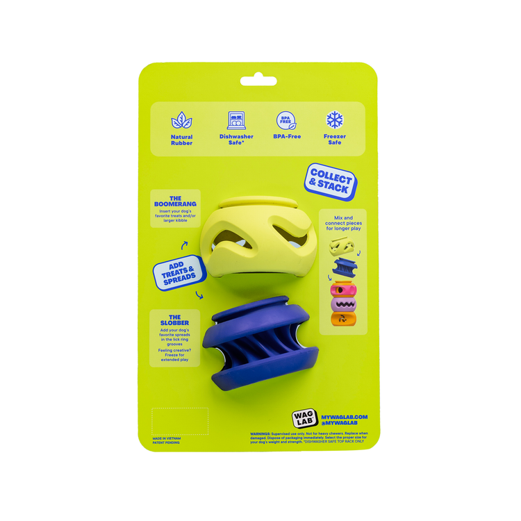WAGLAB PlayStack Dog Toy – 2 Pack