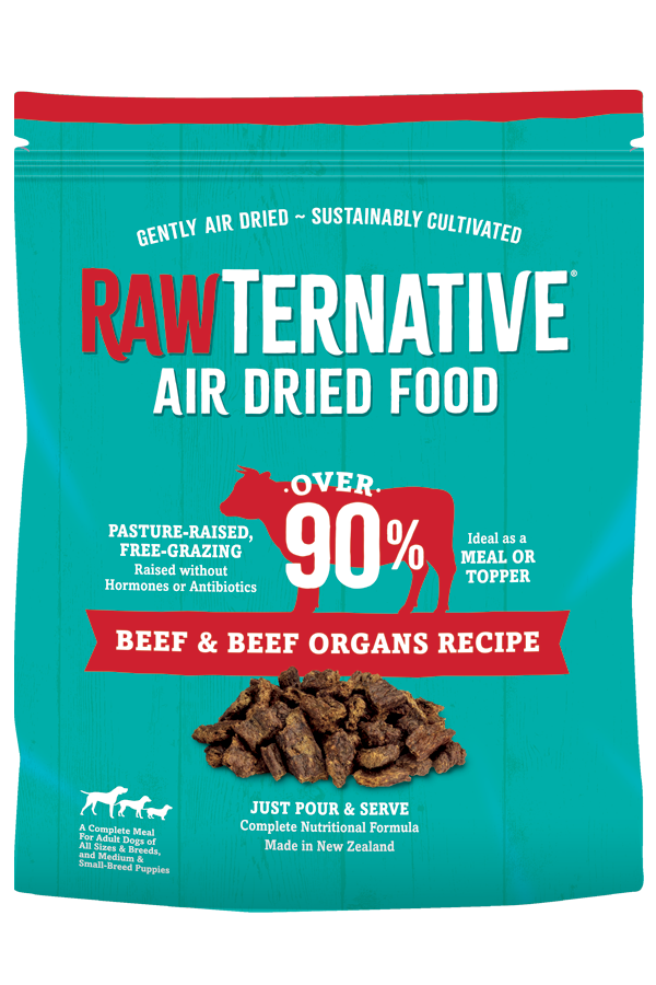 RawTernative Beef & Beef Organs Air-Dried Dog Food