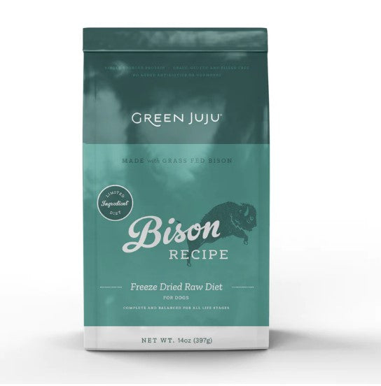 Green JuJu - Freeze Dried Dog Food - Bison Recipe