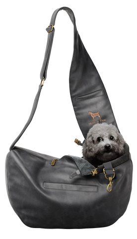 Noah & Paw Vegan Leather Pet Sling Carrier