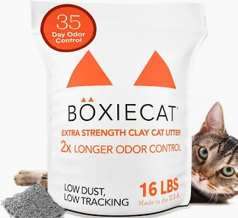 Boxiecat Extra Strength Scent-Free Clumping Cat Litter