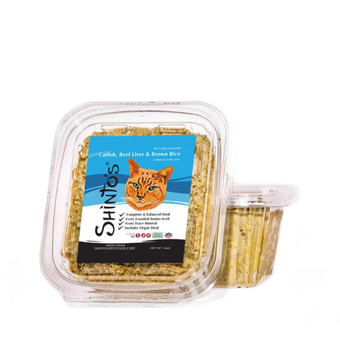 Shinto’s Catfish, Beef Liver & Brown Rice Fresh Cat Food