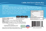 Shinto’s Catfish & Beef Liver with Brown Rice Foundation Formula fresh dog food