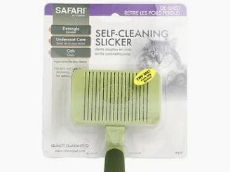 Safari Self-Cleaning Slicker Brush for Cats