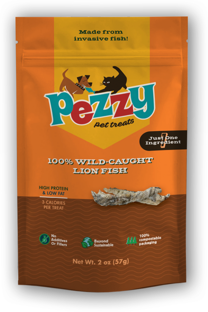 Lionfish Sticks (Single Ingredient Dog & Cat Treats)