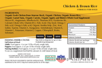 Shinto’s Chicken & Brown Rice Foundation Formula fresh dog food