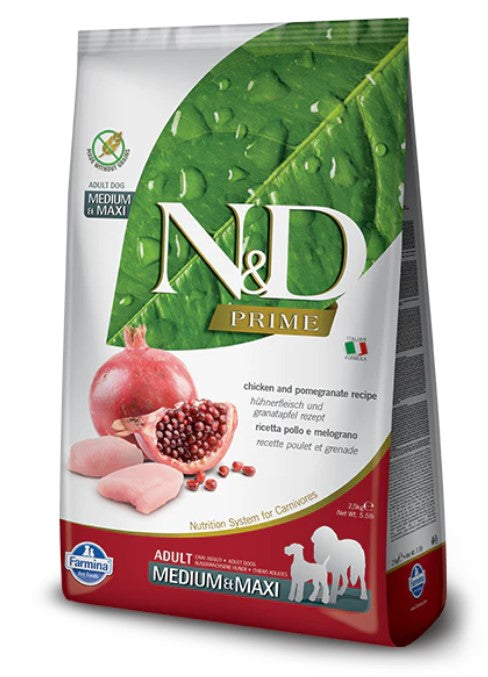 N&D - Chicken & Pomegranate for Med/Maxi Dogs - 5.5lb