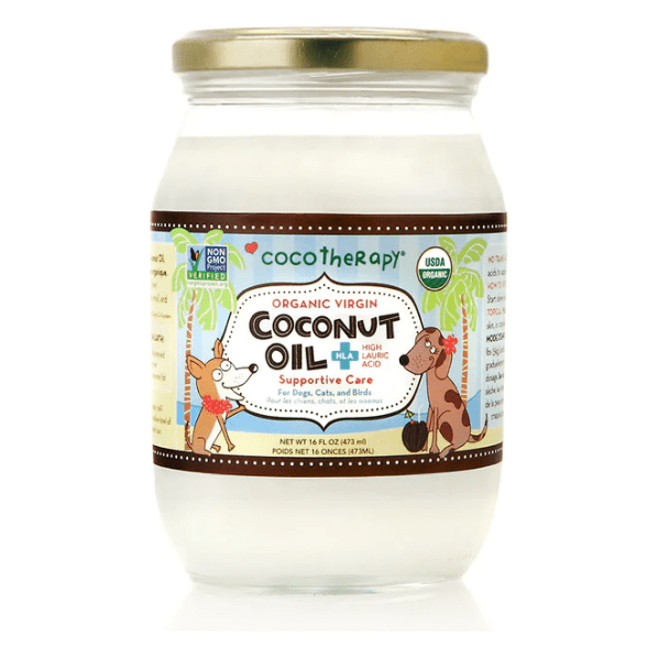 CocoTherapy Organic Virgin Coconut Oil – Pets, 8 & 16 oz